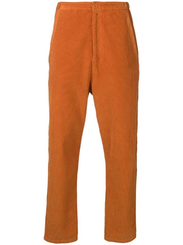 Henrik Vibskov Leo Corduroy Trousers - Orange