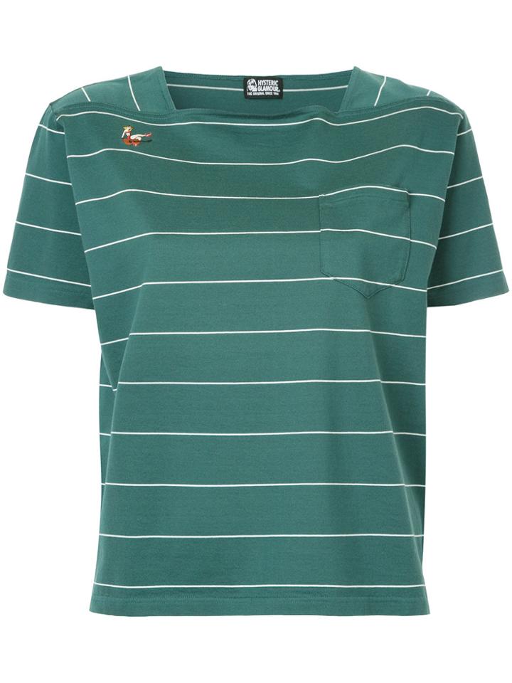 Hysteric Glamour Striped T-shirt - Green
