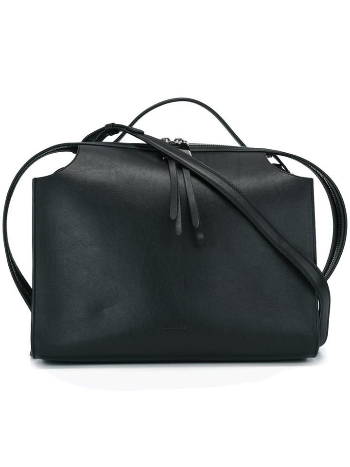 Jil Sander Top Zip Crossbody Bag, Women's, Calf Leather