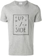 Dondup 'up/side' Printed T-shirt - Grey