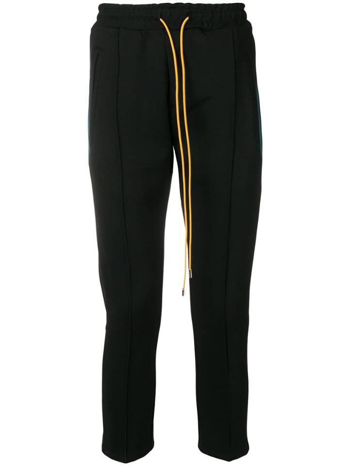 Rhude Drawstring Track Trousers - Black
