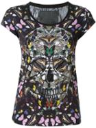 Philipp Plein Butterfly Skull T-shirt, Women's, Size: Large, Black, Cotton/polyamide