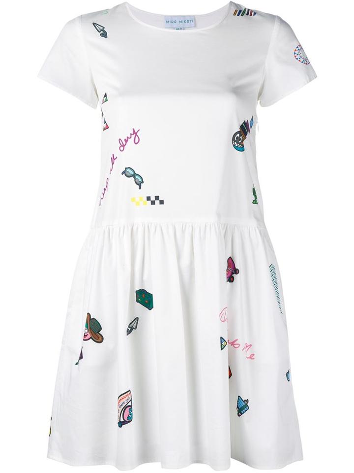 Mira Mikati Printed A-line Dress