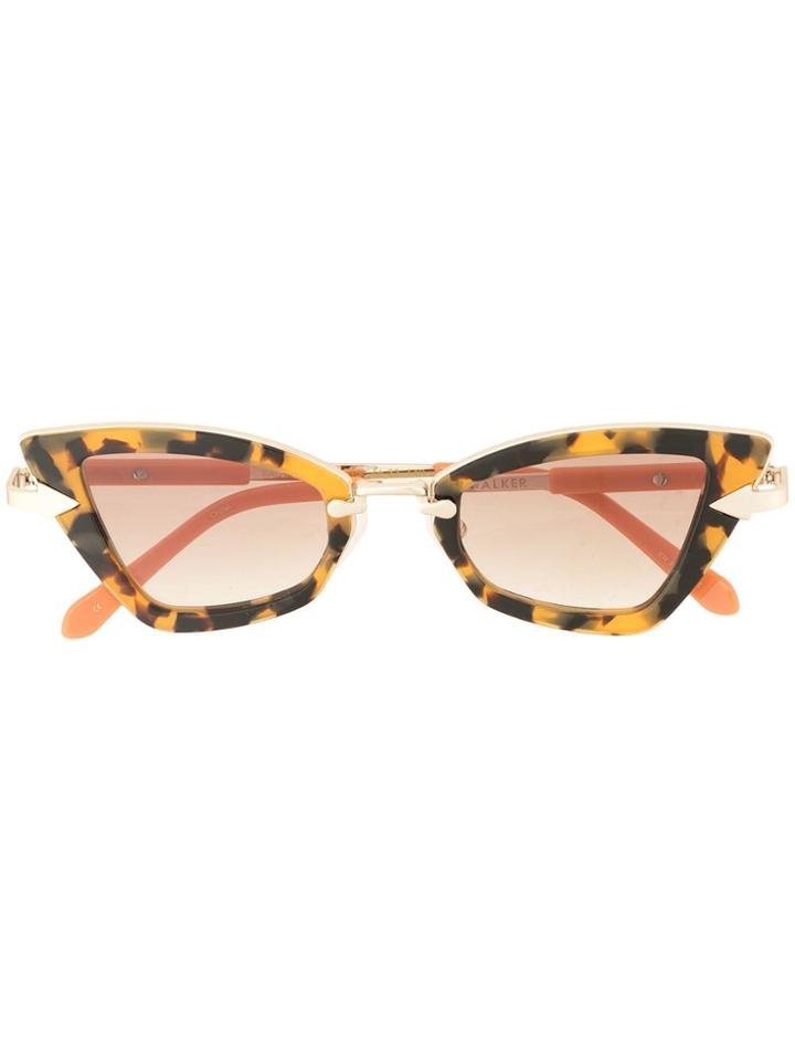 Karen Walker Bad Apple Sunglasses - Brown