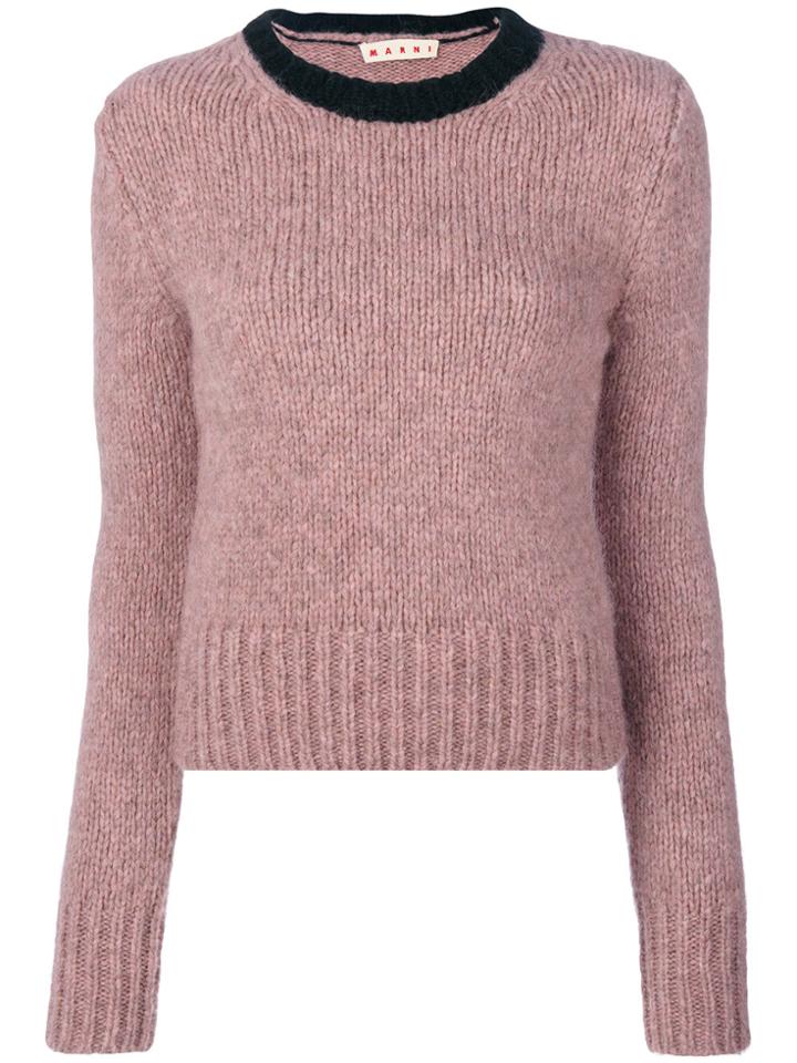 Marni Two Tone Jumper - Pink & Purple