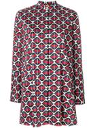 Fay Printed Collarless Shirt - Multicolour