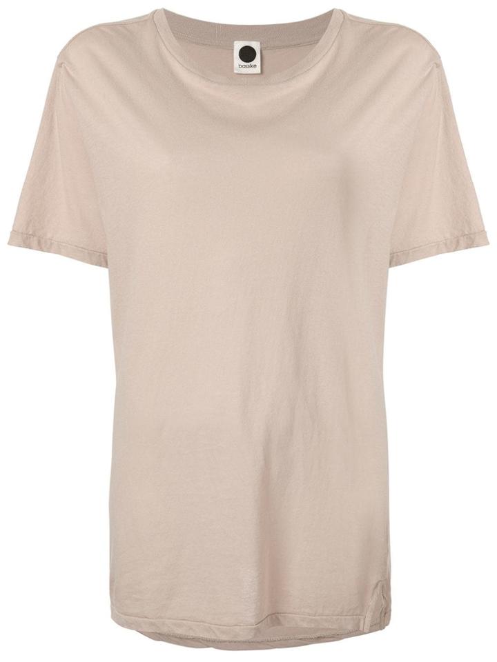 Bassike Classic Striped T-shirt - Brown