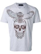 Etro Skull Print T-shirt - Grey