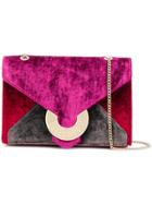 Just Cavalli Envelope Crossbody Bag - Pink & Purple