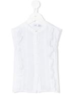 Knot - Embroidered Blouse - Kids - Cotton - 3 Yrs, White