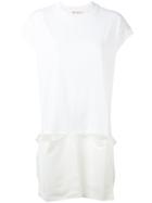 Marni Slit Detail Cap Sleeve Tunic - White
