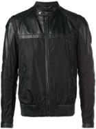 Dolce & Gabbana Leather-panelled Jacket - Black