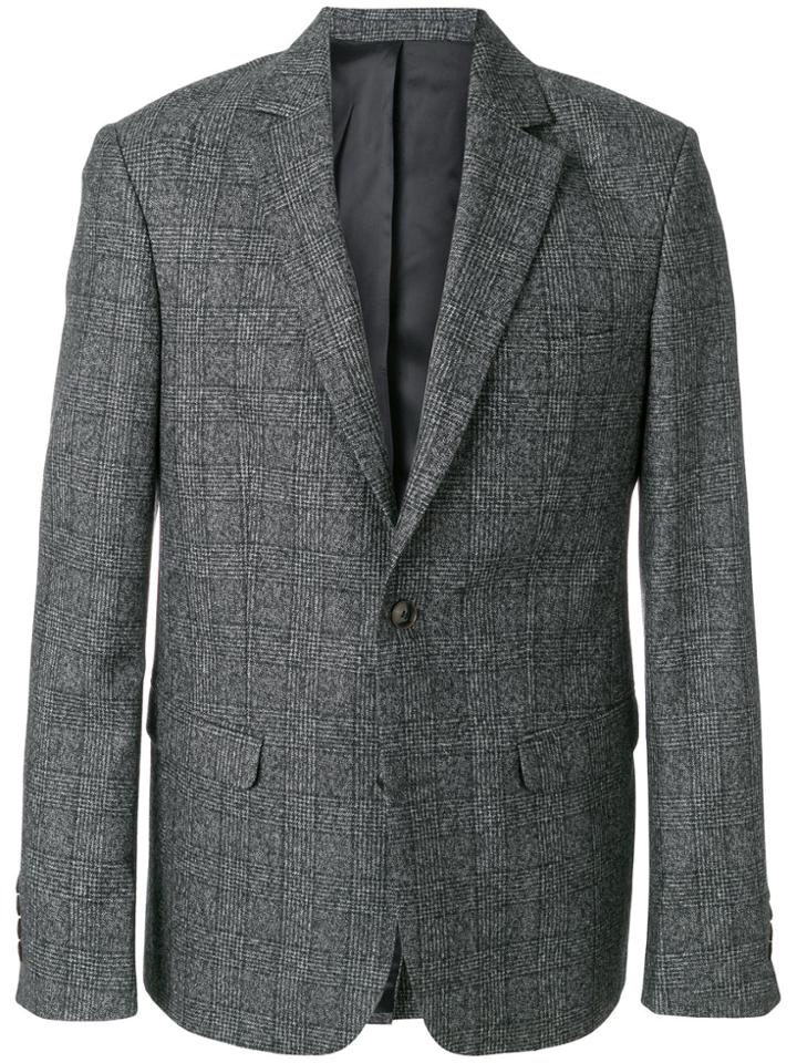 A Kind Of Guise Fitted Two Buttoned Jacket - Black