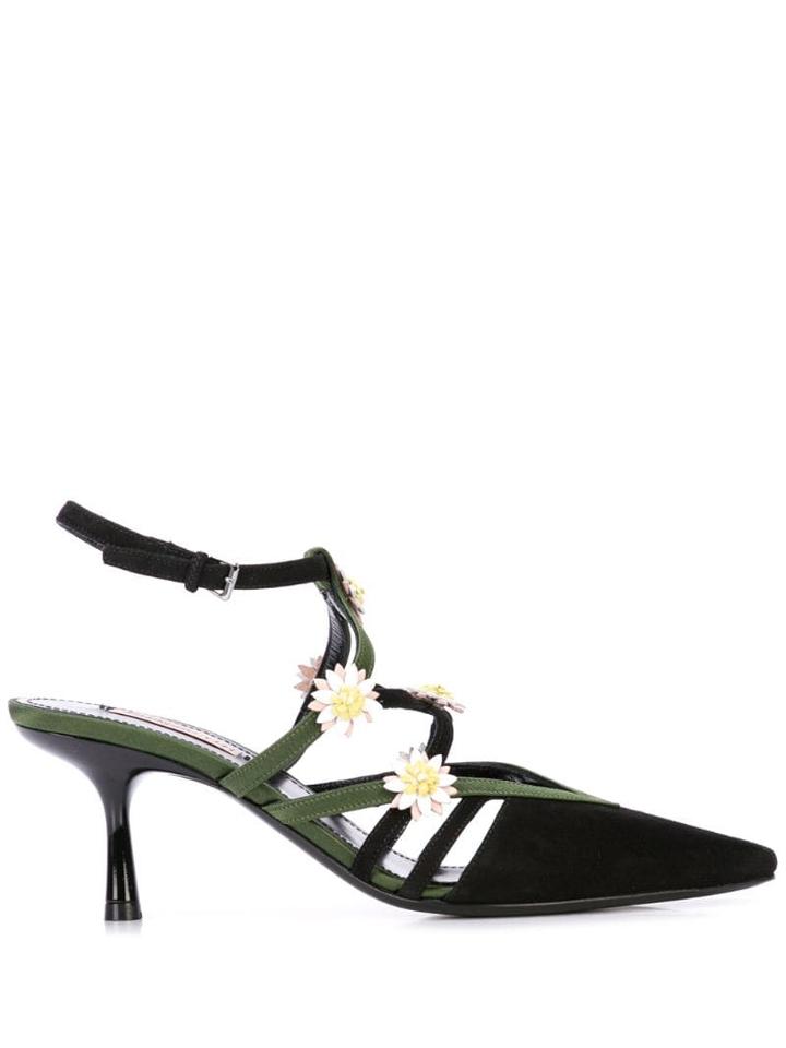 Fabrizio Viti Gardner 65 Flower Pumps - Black