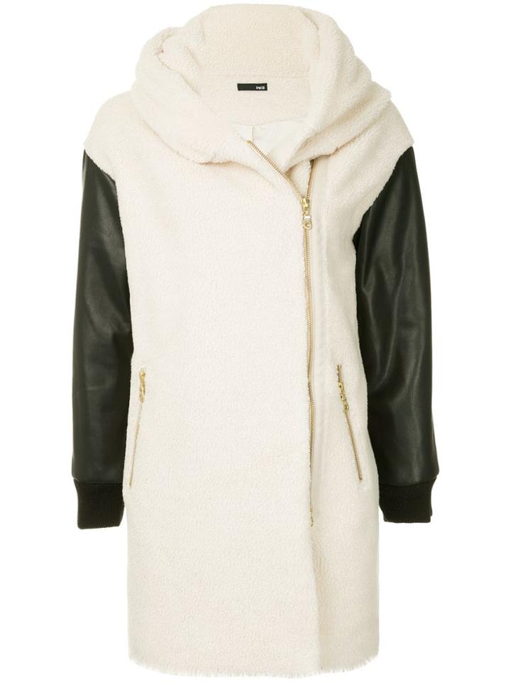 Frei Ea Shawl Collar Coat - White