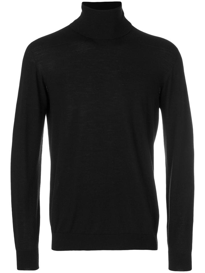Nuur Turtle Neck Sweater - Black
