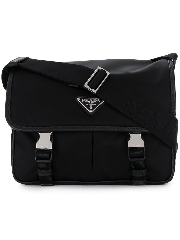 Prada Small Messenger Bag - Black