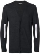 Neil Barrett Double Line Detail Cardigan - Grey