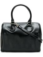 Armani Collezioni Top Zip Tote - Black