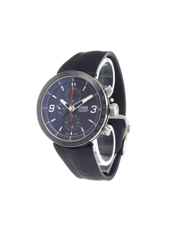 Oris 'tt1 Chronograph' Analog Watch, Stainless Steel