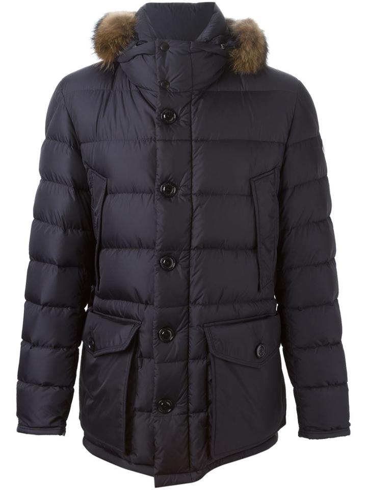 Moncler Cluny Padded Coat - Blue