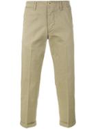 Visvim 'high-water' Chinos, Men's, Size: 5, Nude/neutrals, Cotton