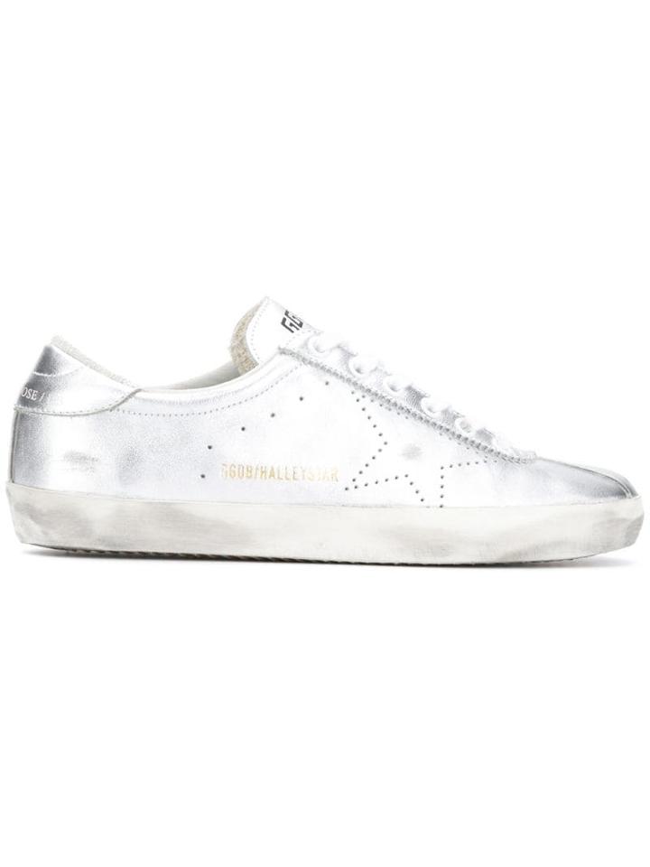Golden Goose Halley Star Sneakers - Silver