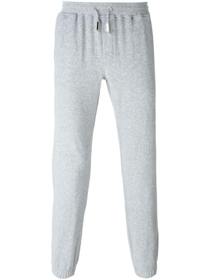 Eleventy Drawstring Track Pants, Men's, Size: Xl, Grey, Cotton/nylon