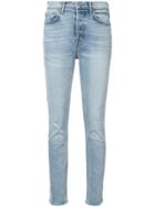 Grlfrnd Karolina Distressed Skinny Jeans - Blue