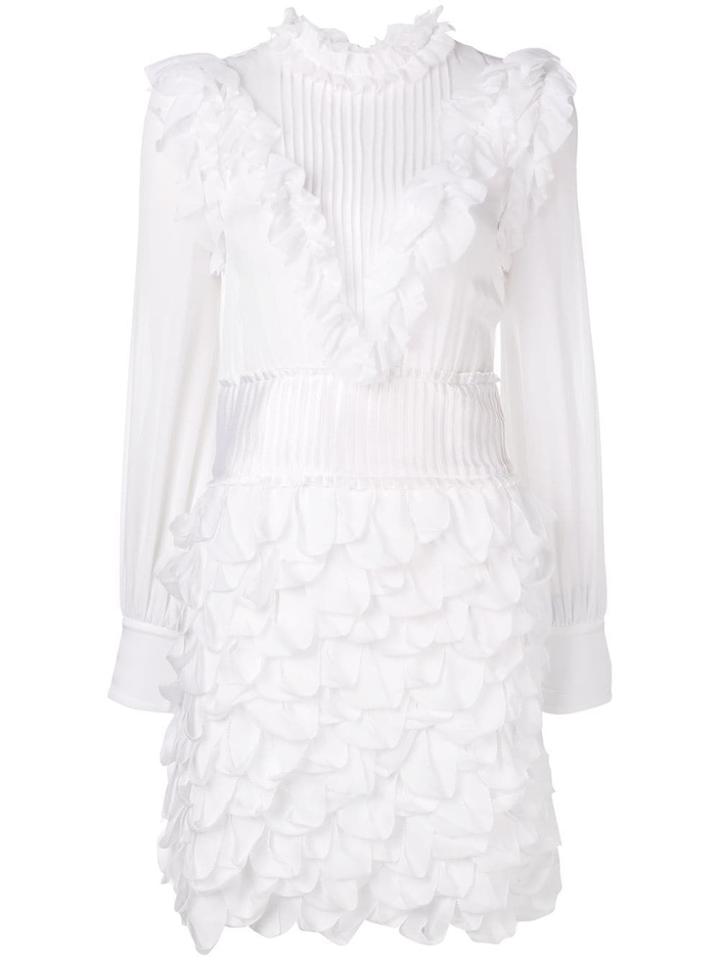 Genny Victorian Short Dress - White