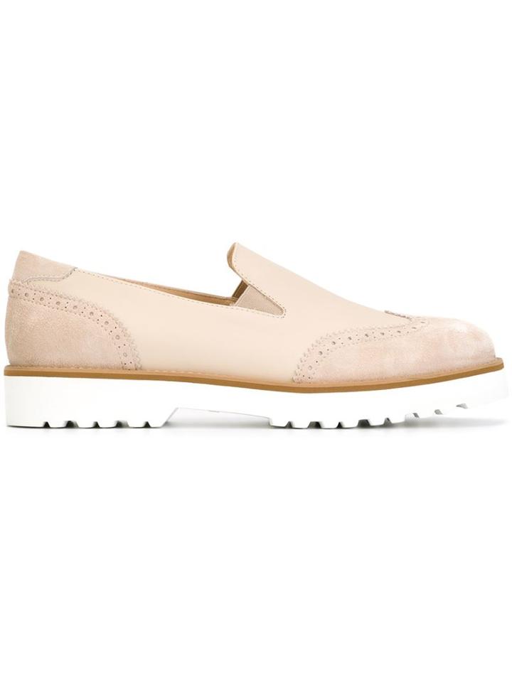 Hogan Brogue Detail Slippers