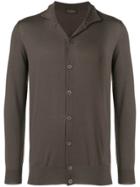 Dell'oglio Fine Knit Cardigan - Brown