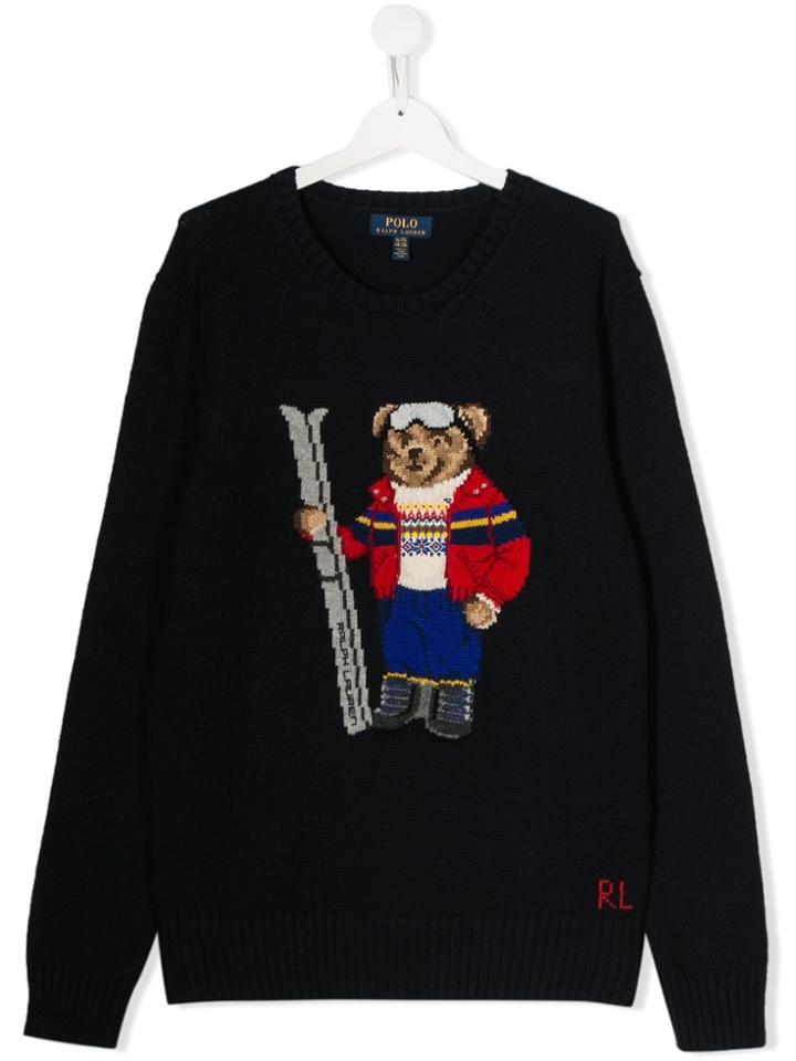 Ralph Lauren Kids Teen Polo Bear Ski Jumper - Blue