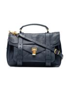 Proenza Schouler Midnight Ps1 Medium Leather Tote - Blue