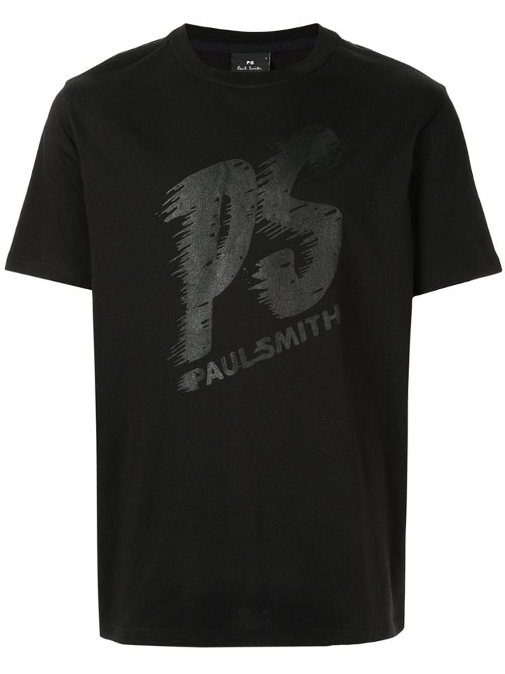 Paul Smith Ps Logo Print T-shirt - Black