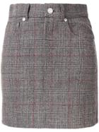 Helmut Lang Femme Denim-style Mini Skirt - Grey