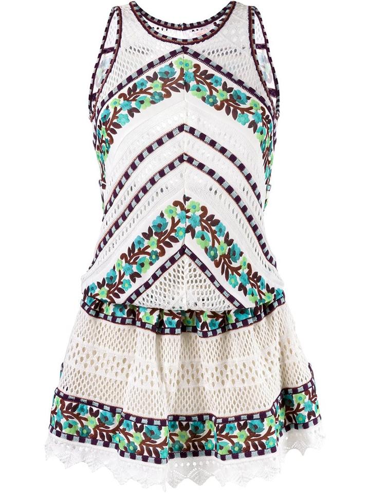 Cecilia Prado Knit Dress, Women's, Size: Medium, White, Viscose