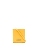 Jacquemus Wallet With Neck Strap - Yellow