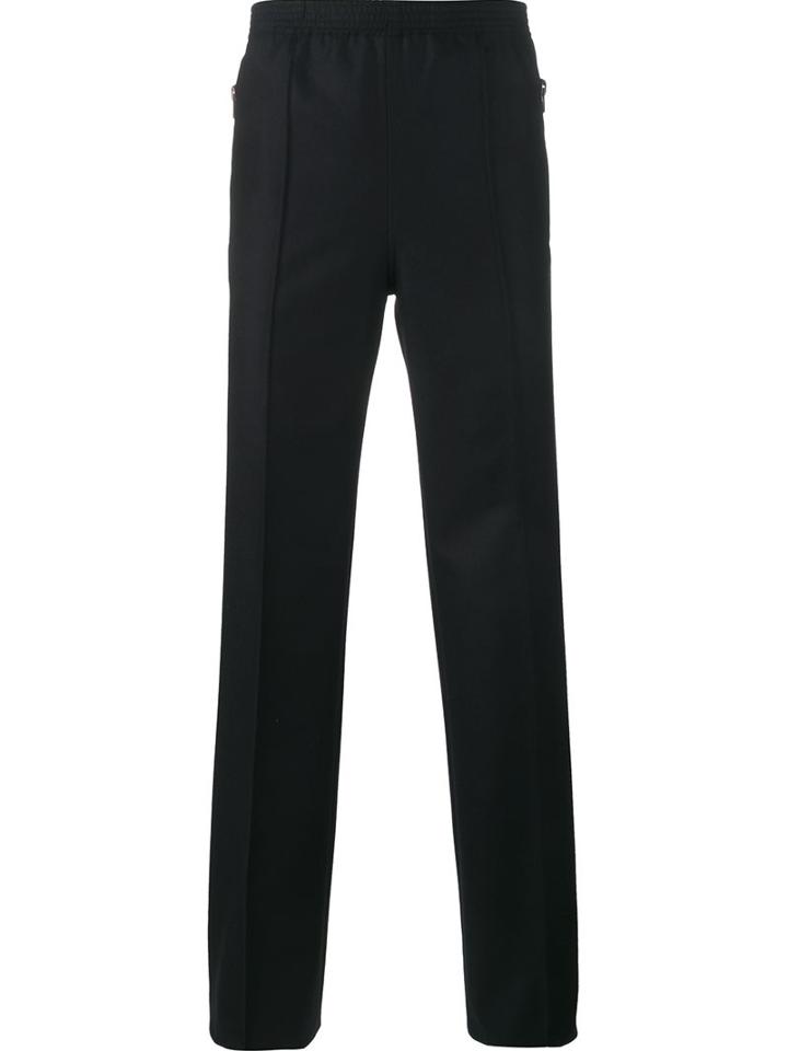 Givenchy Raised Seam Trousers, Men's, Size: 44, Black, Cotton/acetate/cupro/wool
