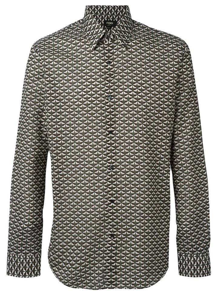 Fendi Bag Bugs Shirt - Green