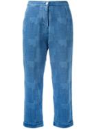 Ymc Patterned Jeans - Blue