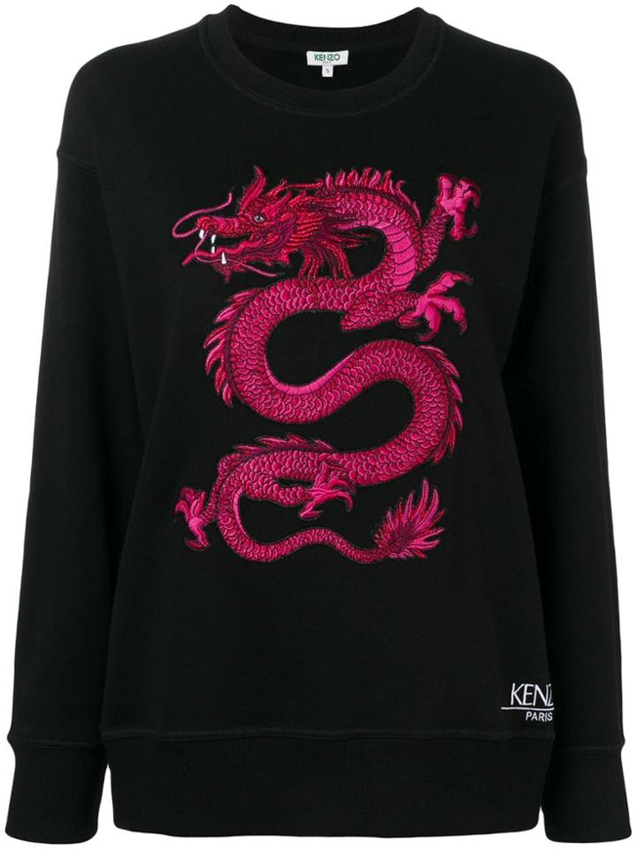 Kenzo Dragon Patch Sweatshirt - Black