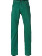 Kenzo - Straight Leg Jeans - Men - Cotton/spandex/elastane - 29, Green, Cotton/spandex/elastane