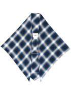 Takahiromiyashita The Soloist Classic Check Scarf - Blue