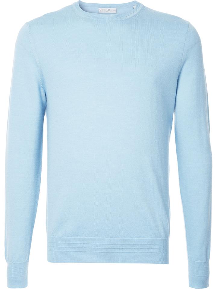 Gieves & Hawkes Crew Neck Jumper - Blue
