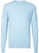 Gieves & Hawkes Crew Neck Jumper - Blue