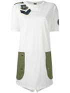 Mr & Mrs Italy Badge Detail T-shirt - White