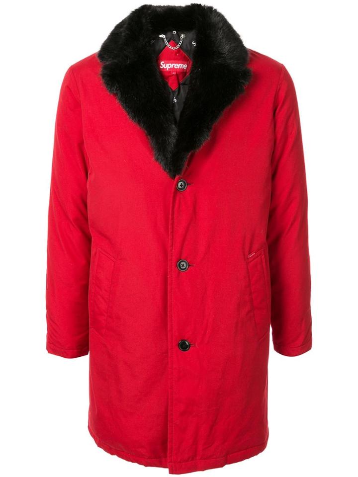 Supreme Down Trench Fw14 - Red