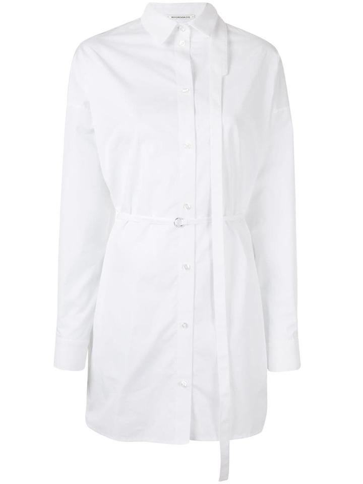 Boyarovskaya Long Poplin Shirt - White