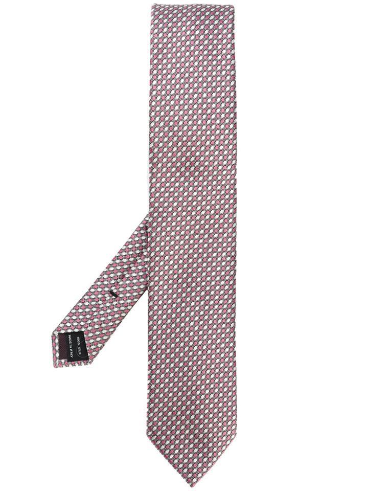 Tom Ford Patterned Tie - Pink & Purple